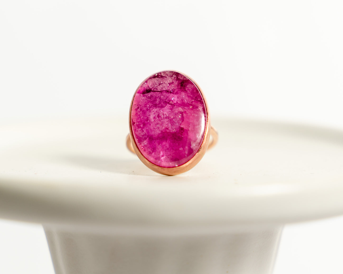 Pink Tourmaline Ring