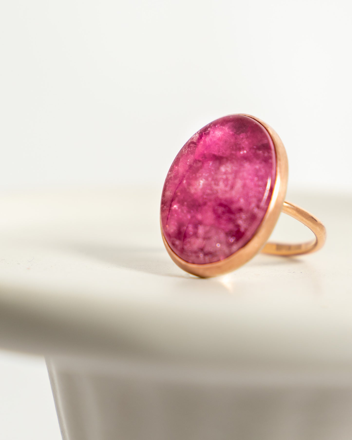 Pink Tourmaline Ring